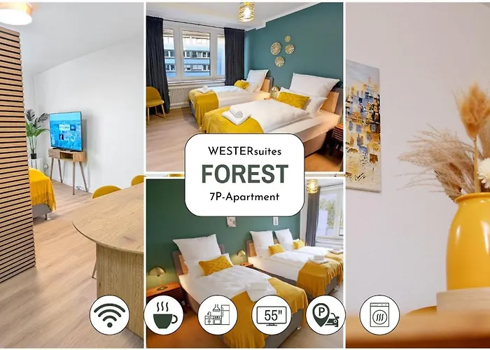 Westersuites - Forest - Zentral 3br Kueche Wlan Apartment *