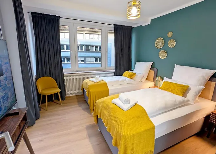 Westersuites - Forest - 3br Zentral Balkone Wlan 7 Betten Waschtrockner * Bremen